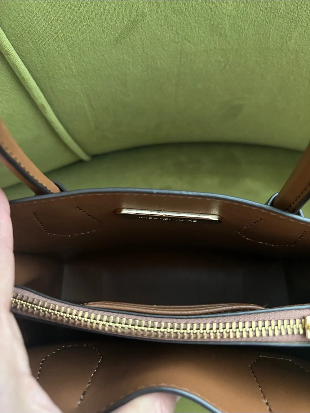 Michael Kors Brown  Top-Handle Satchel